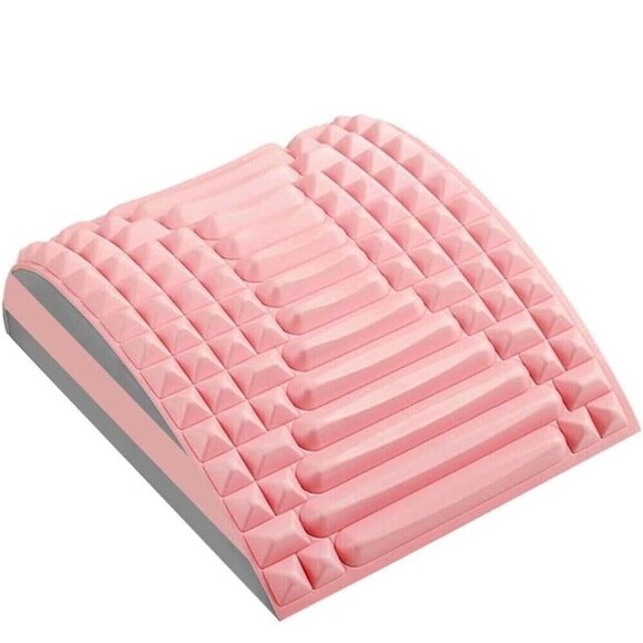 Back And Neck Stretcher Refresh Sciatica Pain Relief Pillow Back Stretcher pink - Picture 1 of 8
